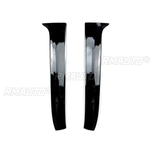 2 pièces Aileron latéral de fenêtre arrière noir brillant pour Volkswagen Golf 7 MK7 Variant Wagen 2014-2017 Accessoires de voiture - Product Image 2