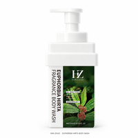 Euphorbia Hirta Sabun Mandi Melembapkan dan Menutrisi, Gel Mandi Menenangkan Anti Gatal, Pembersih Asam Amino Lembut, Melembapkan Kulit