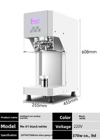 Máquina Selladora de Latas Comercial Semiautomática para Té de Burbujas, Bebidas de Café, Fácil Operación
