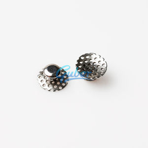 Ortodontica staffe dentarie attacco in acciaio inox altri materiali di consumo medici ortodontico filo linguale pulsanti crimpabili - Product Image 2