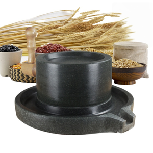 Équipement de broyage de beurre de cacahuètes, petit moulin à pierre domestique, moulin à pierre artisanal à disque de broyage, mini machine à lait de soja manuelle - Product Image 5