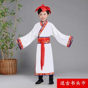 民族舞女童唐装古装儿童套装表演仙女汉服套装儿童表演角色扮演婴儿服装女童衣服 - Product Image 3