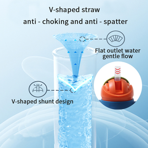 de biberones de plástico con aislamiento para niños, botellas de agua para beber, sin BPA, para la escuela, venta al por mayor - Product Image 3