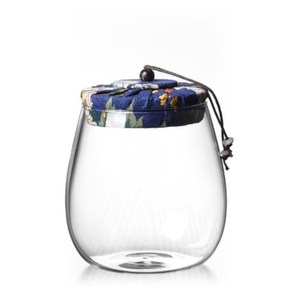 Canning Jar Clear Glass Jars With Wooden Lids Canisters Glass Storage Jars For Sugar Flour Tea Candies