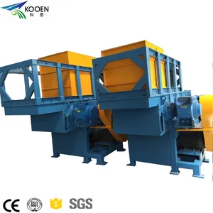 Program Control Plastic Film Basket Pellets Pipe Shredder Shredding Machine Plastic Bottle Shredder