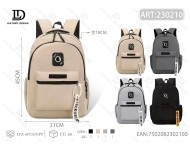 Zaino per bambini da 14 pollici, leggero, con chiusura a cerniera, per uso scolastico, materiale in poliestere unisex - Product Image 1