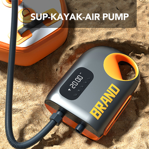 <b>Car</b> Power Wired Digital 12V ABS LED Display Sup Air Pump Surfboard Stand up Paddle Board ATJ-8666 Polotrag Paddle Board Pump ATJ - Product Image 1