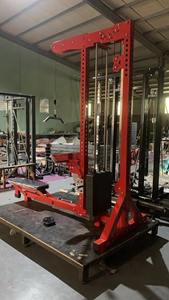 상업용 다기능 셀렉터라이즈드 LAT 타워 머신 LAT 풀다운 및 로우-로우 짐 머신 (스테인리스 스틸 웨이트 포함) - Product Image 6