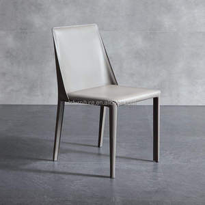 Sillas de Comedor de Diseño Nórdico Moderno para Hogar/Comercio, Tapizadas en Cuero Sintético Ecológico con Amplio Soporte Lumbar para Muebles del Hogar - Product Image 2