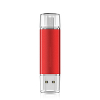 Penjualan Terbaik Logo kustom 2-in-1 OTG USB Flash Drive 4GB sampai 128GB USB Tipe C 3.0 Stick 2.0 Flash Disk flashdisk