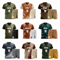 Ensemble de maillots de football personnalisés, maillots de football vierges pour sublimation, ensemble de maillots de football respirants à séchage rapide, vente en gros d'usine