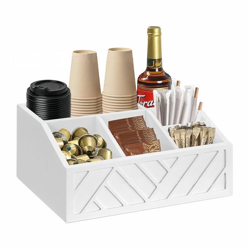 Solid Wood Grain Cup Coffee Storage