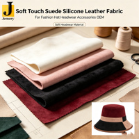 Tissu en cuir végétalien extensible et imperméable Jemery Premium en silicone pour la décoration automobile