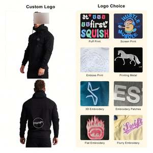 เสื้อผ้าสตรีทแวร์ลำลองแบบหนา ผลิตตามสั่ง ขายส่ง OEM ปักโลโก้ได้ ผ้าเฟรนช์เทอร์รี่เนื้อแน่น เป็นมิตรต่อสิ่งแวดล้อม ผ้าฝ้าย 100% กันลม - Product Image 6