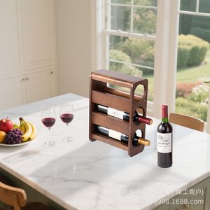 Estante de madera para vino, almacenamiento duradero de 5L para botellas de vino tinto y champán, uso doméstico en bares - Product Image 5