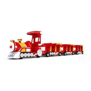 Choo Kids Train Ride Electric Popular Parque de atracciones Tren sin rieles Parques infantiles Batería 13 Asientos 8 horas Monorriel 10 Km/h - Product Image 2