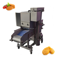 Petite machine automatique de panification et d'enrobage de miettes de pain pour nuggets de poulet et snacks