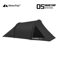 Tente tunnel robuste, durable et légère, quatre saisons, double couche, poteaux en alliage d'aluminium, grand espace, tissu Oxford 2000-3000 mm