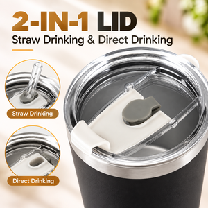 8oz 304 Stainless Steel Vacuum Insulated Tumbler with Flip <b>Lid</b> Portable Mini <b>Coffee</b> Milk <b>Cup</b> for Cold and Hot Drinks - Product Image 5