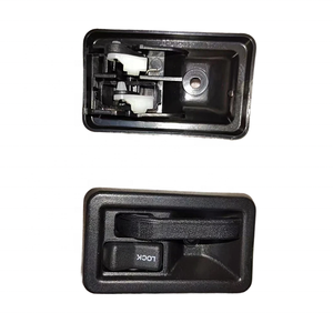 Poignée de porte intérieure de voiture avant arrière arrière compatible avec <span class=keywords><strong>Jeep</strong></span> 03-06 55176477AC 55176476AC Noir - Product Image 3