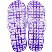 Chaussons de Douche PVC Durables pour Femmes, Mignons, Creux, en Cristal, Massants, Antidérapants, Séchage Rapide, Amortissants, pour l'Intérieur et l'Extérieur