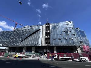 Modern Aluminum <b>Curtain</b> Wall <b>Panels</b> Anodized Anti-Corrosion Building Exterior Cladding Solution - Product Image 3