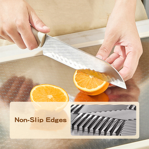 Tabla <span class=keywords><strong>de</strong></span> Cortar Ligera <span class=keywords><strong>de</strong></span> Paja <span class=keywords><strong>de</strong></span> Trigo y Plástico, Doble Cara, Antideslizante, para <span class=keywords><strong>Cocina</strong></span> - Product Image 6