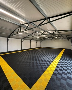 Nouveau modèle de dalles de sol en PP sans point d'injection pour garage/atelier/entrepôt, dalles de sol en PP pour garage - Product Image 4