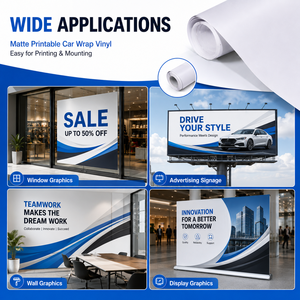 Film de protection automobile mat brillant à prix de gros usine – <span class=keywords><strong>Vinyle</strong></span> adhésif pour voiture - Product Image 3