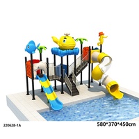 2024 nouvel équipement de parc aquatique pour enfants Offre Spéciale pour équipement de jeu aquatique utilisé toboggan de piscine
