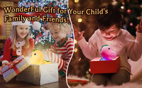 Lampe créative en silicone à double couleur en forme de dinosaure, lumière colorée, lumière chaude, veilleuse pour enfants et mères