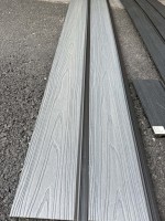 Revêtement WPC décoratif à la mode durable pour des espaces extérieurs élégants