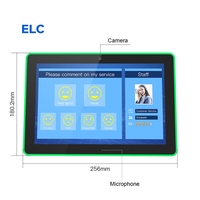 OEM RK3128 Android Tablet L-Shape Desktop Touch Commentaires des clients Restaurant Reconnaissance faciale Lumières LED Tout nouveau Rockchip