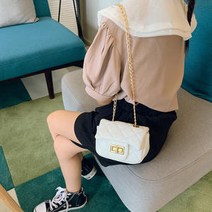 Tas pundak selempang anak perempuan, tas pundak selempang gadis kecil pita Mini bermerek modis untuk anak-anak - Product Image 4