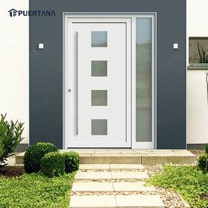 Outdoor Esterno Esterno <span class=keywords><strong>In</strong></span> Alluminio Con Cornice Anteriore Di Sicurezza <span class=keywords><strong>Porta</strong></span> di Ingresso Porte di Ingresso Con Mobile di <span class=keywords><strong>Vetro</strong></span> Porte di Casa - Product Image 4