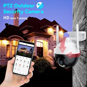 Icsee 3MP HD ngoài trời an ninh máy ảnh tầm nhìn ban đêm wifi không dây theo dõi con người di động PC từ xa xem thông minh giám sát máy ảnh - Product Image 3