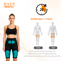 Shorts d'entraînement EMS intelligents avec technologie sans eau pour des séances d'entraînement rapides