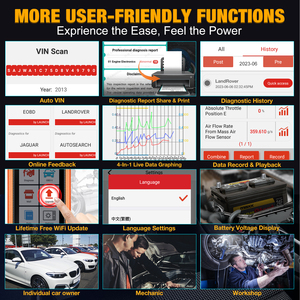 2025 khởi động ban đầu CRE Elite cho Land Rover Jaguar OBD2 Scanner tự động công cụ Chẩn đoán tất cả các dịch vụ đời miễn phí cập nhật - Product Image 5