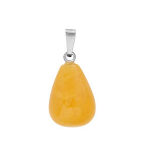 Pendentif goutte d'eau agate cristal pierre naturelle collier de clavicule ovale Jade petit pendentif pour la fabrication de bijoux - Product Image 5
