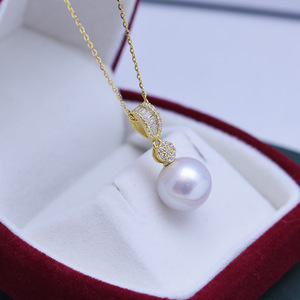 Collar de Perlas de Agua Dulce de Doble Capa de 4-5 mm y Oro 4K para Mujer, con Colgante de Perlas y Cadena para Clavícula, Estilo Temperamental - Product Image 2