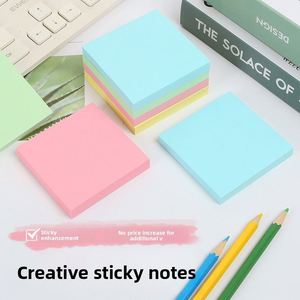 Bloc de Notas Adhesivas de Colores, 76*76 mm, 100 Hojas, Papel para Notas, Material de Oficina Creativo y Colorido - Product Image 2