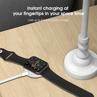Chargeurs de montre magnétiques intelligents USB Chargement sans fil Matériau ABS 5V/1A Court OVP/OCP Entrée électrique 5V/2A Montres intelligentes
