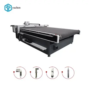 Macchina da taglio automatica per tessuti yuchen macchina da taglio per tessuti CNC con alimentazione automatica