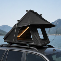 Tente de toit rigide pliable en aluminium, tente de camping pop-up imperméable pour SUV 4x4, tente de toit pour voiture, extérieur
