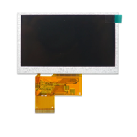 Modul Layar LCD TFT IPS 5 Inci 500nits Resolusi 800x480 500nits Panel Sentuh Resistif 5'' Tipe COG