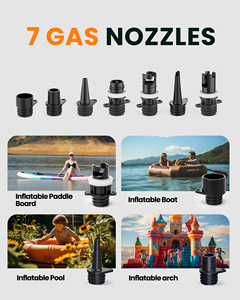 Bomba Eléctrica para SUP con Apagado Automático, Carga Tipo-C y 12V, Función de Banco de Energía para Accesorios de Tabla de Paddle - Product Image 6