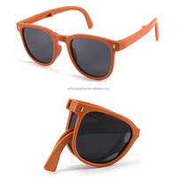 Haute qualité UV400 pliant enfants lunettes de soleil cadre bleu carré nuances lunettes de soleil pour enfants bébés nouveau Design TPEE matériel