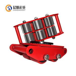 भारी शुल्क 6t 8t 12t लोड रोलर मूविंग स्केट्स कार्गो टैंक रिगर ट्रॉली - Product Image 5