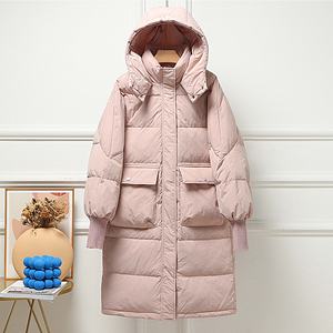 2023 hiver <span class=keywords><strong>doudoune</strong></span> dames chaud capuche rembourré vêtements femmes longs manteaux - Product Image 5
