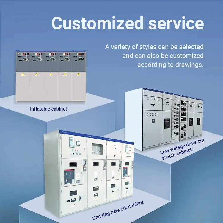 อุปกรณ์สวิทช์ระบบจำหน่ายไฟฟ้า12kv 4.16kv สวิตช์แรงดันสูง